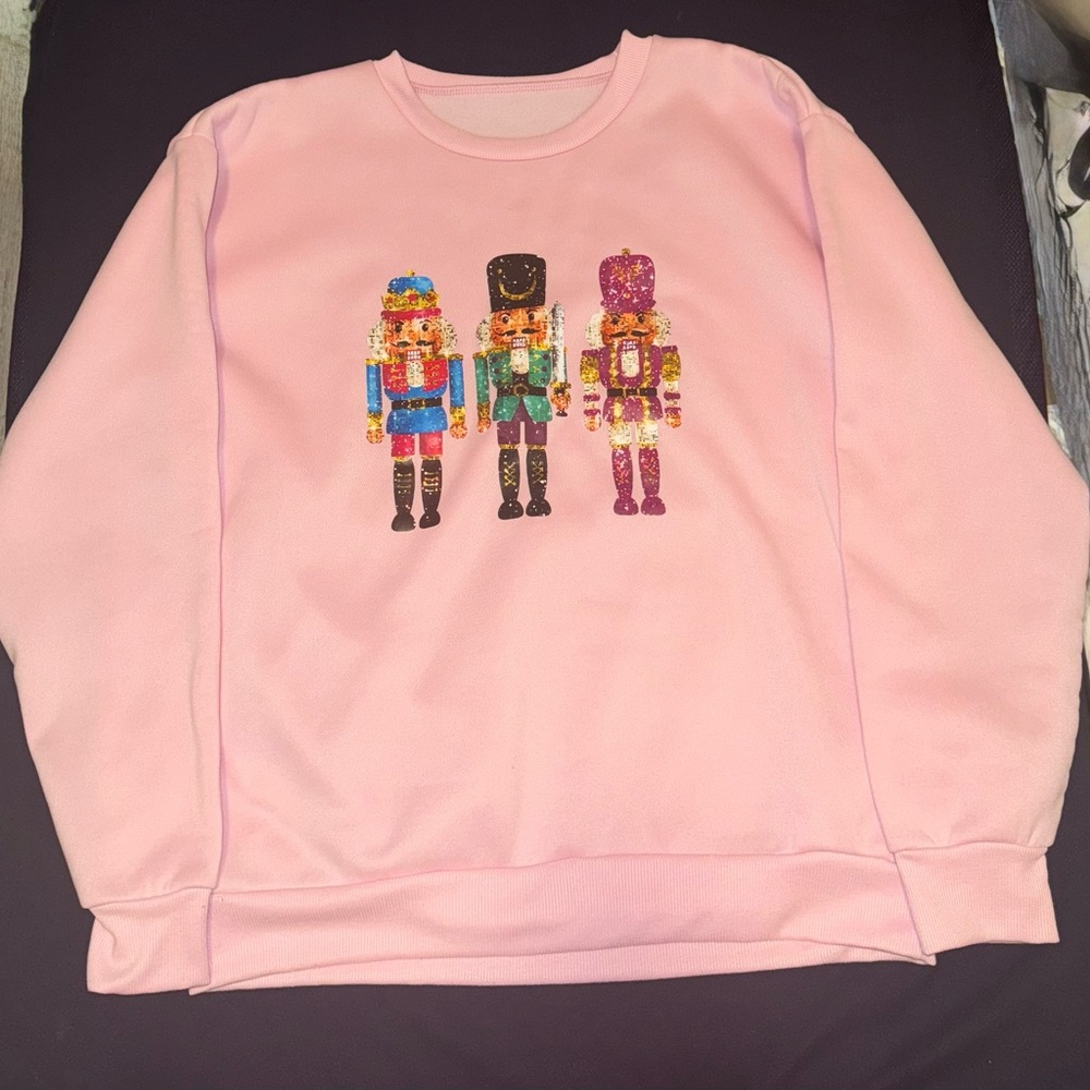 Pink Graphic Oversized Sweatshirt
Never wear